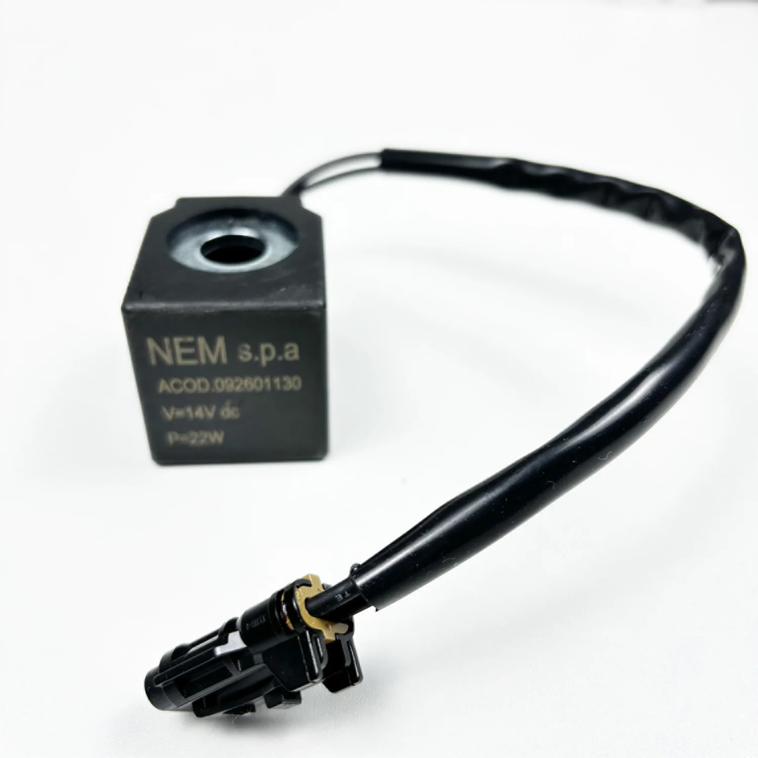 12V Hydraulic Solenoid Valve Coil 092601130 For Lovol Excavator High Quality