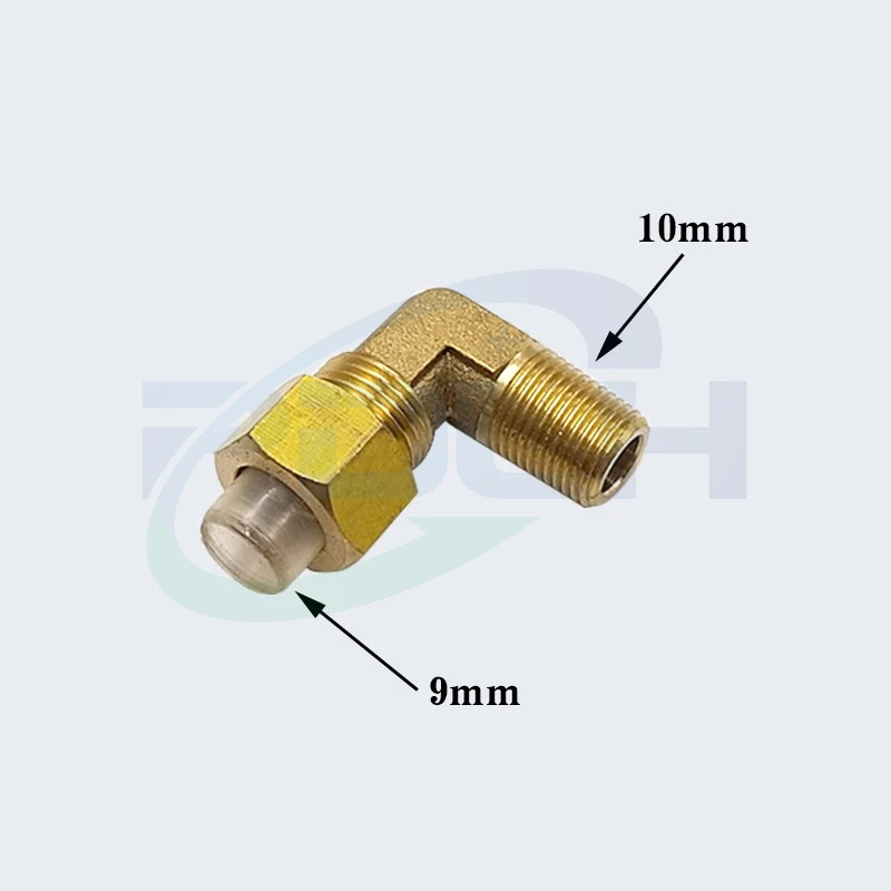 1PCS Wire EDM CH683 Brass Quick Connector L Type Water Hose Fitting for Chmer for Laitong Machine Spare Parts