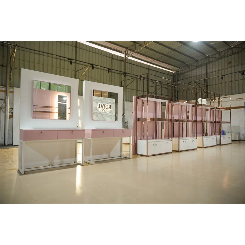custom.Modern Light Wig Display Rack Hair Extension Wig Shop Display Furniture Wig Display Shelves with Mirror