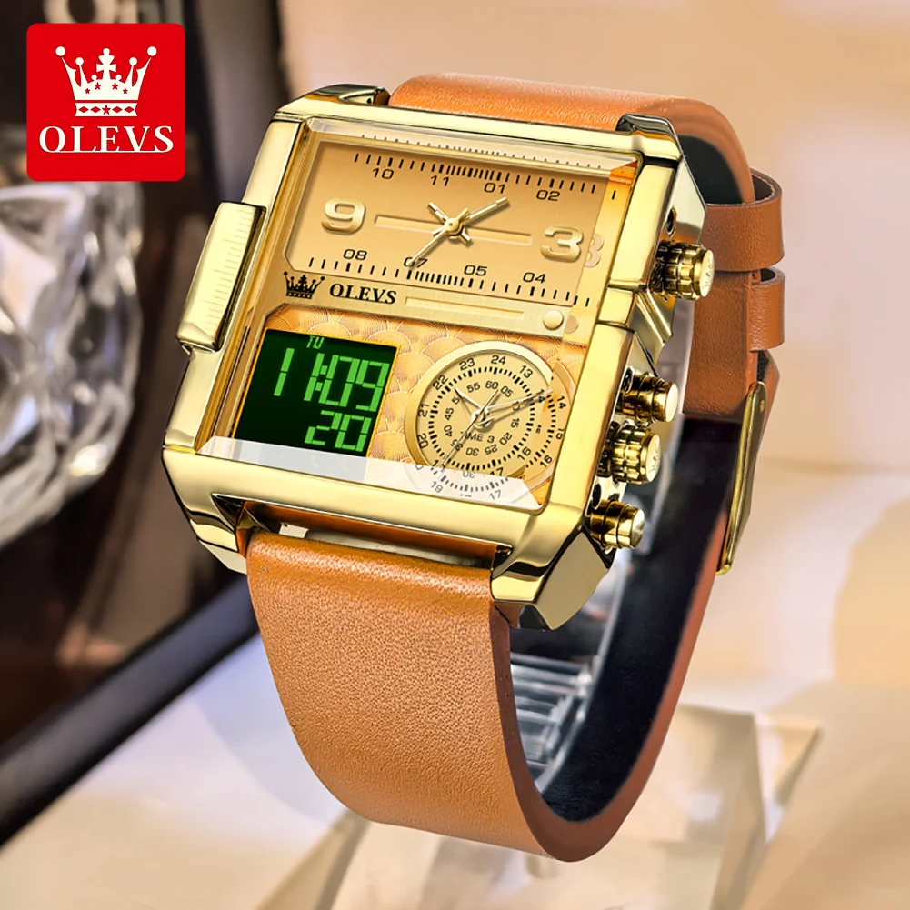 montres-pour-hommes-olevs-1101-bracelet-en-cuir-montre-bracelet-a-quartz-originale-affichage-led-tendance-mode-etanche-montres-de-sport-pour-homme