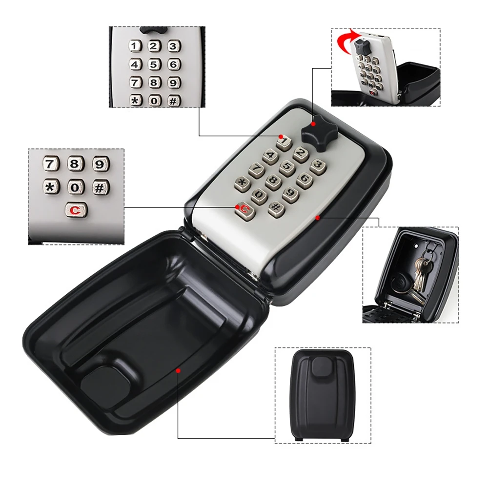 Thumbnail 3 - #2 Trending Wall Mounted Key Safe Boxes Right Now
