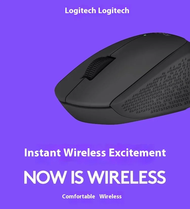 Mouse Sem Fio Logitech M280 para Jogos, Acessório para Laptop, Ideal para Escritório, Casa, Notebook e Computador de Mesa