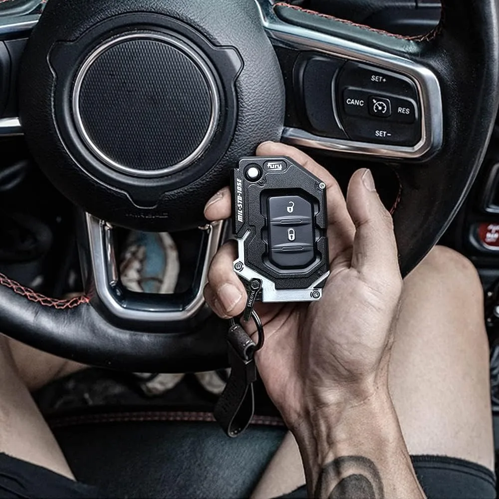 

Key Fob Cover Case Protection for Jeep Wrangler JL JLU