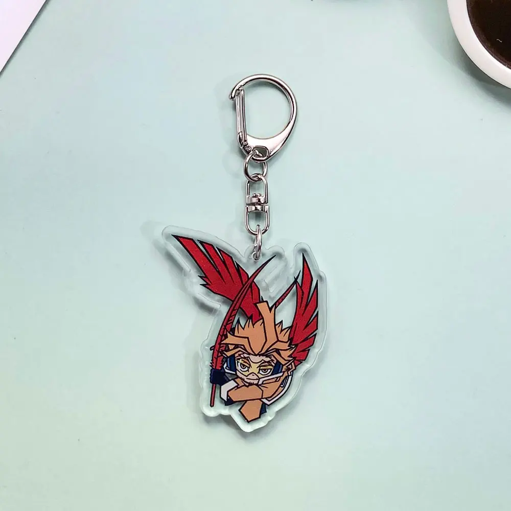 شخصيات أنيمي بطلي الأكاديمية الاكريليك Kawaii المفاتيح الملحقات العصرية حقيبة سحر قلادة حلقة رئيسية هدايا للأصدقاء