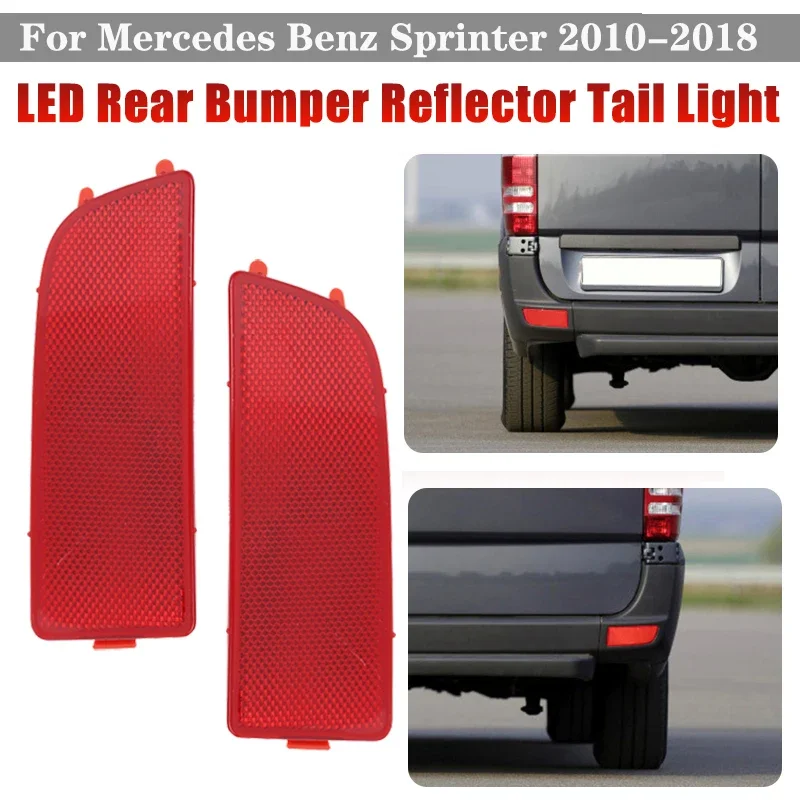 9068260040 Rear Bumper Reflector Cover For Mercedes Benz Sprinter 2500 3500 2010-2018 VW Crafter 2006-2016 9068260140 MB1185109