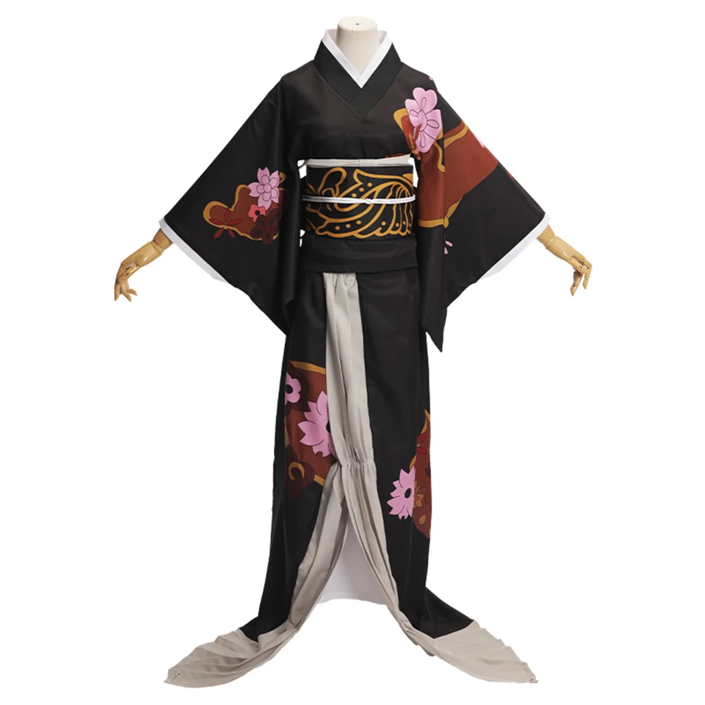 

Brdwn Womens Crossdresser Kibutsuji Muzan Cosplay Costume Kendo Kimono Suit