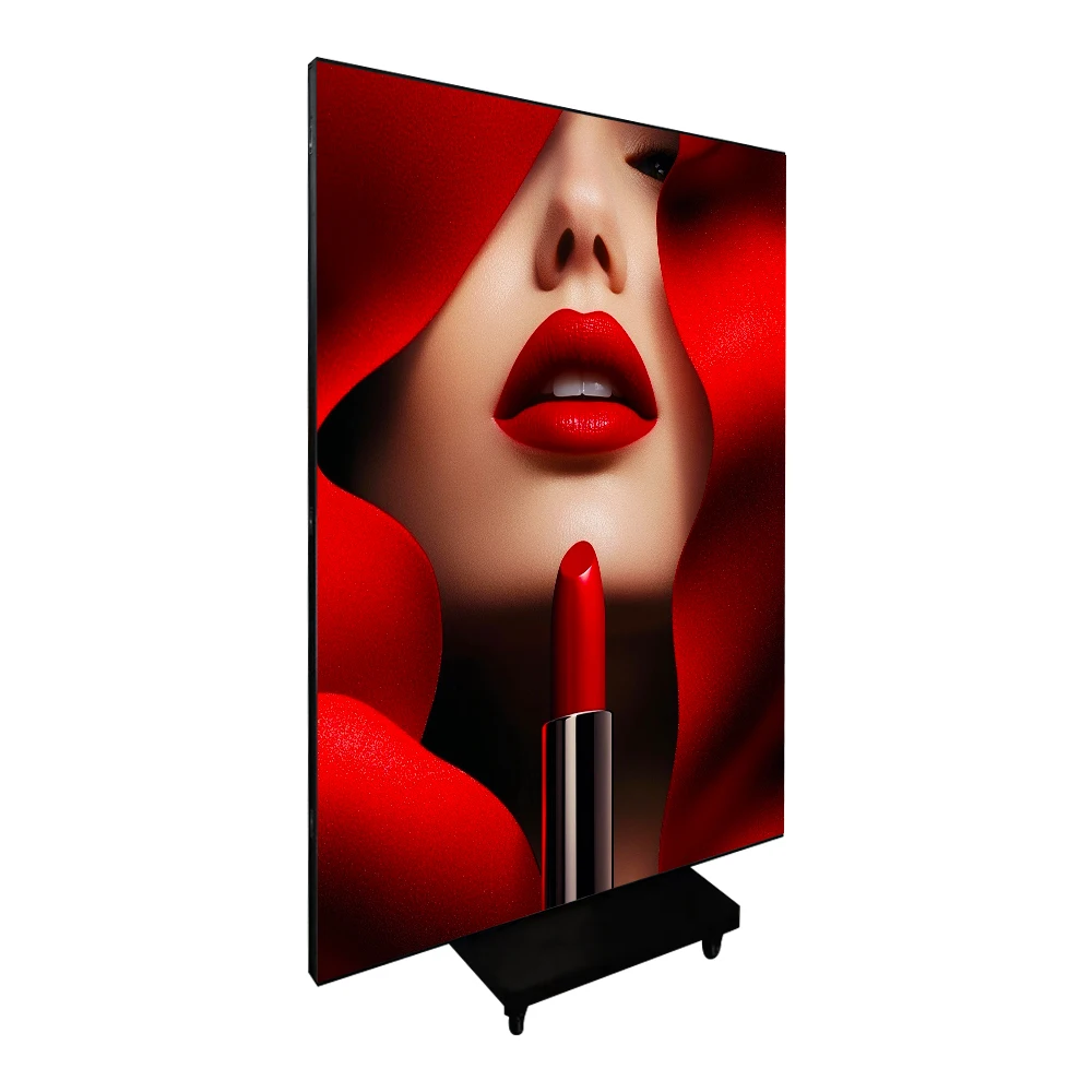 Shop Window LED Screen Fine Pitch P1.8 P2 P2.5 P3 1000nits 640x480mm Aluminum Die-casting LED Poster Display For Advertising