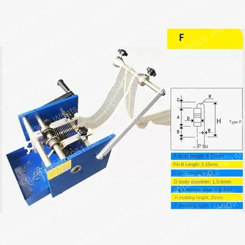 Type Manual Resistor Axial Lead Bending and Forming Machine Hand-operated Resistor Forming Machine U/F/I