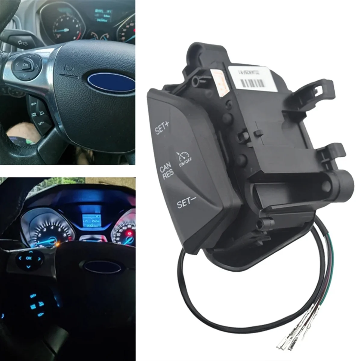 Car Steering Wheel Speed Control Switch Cruise Control System for Ford Focus 3 Kuga