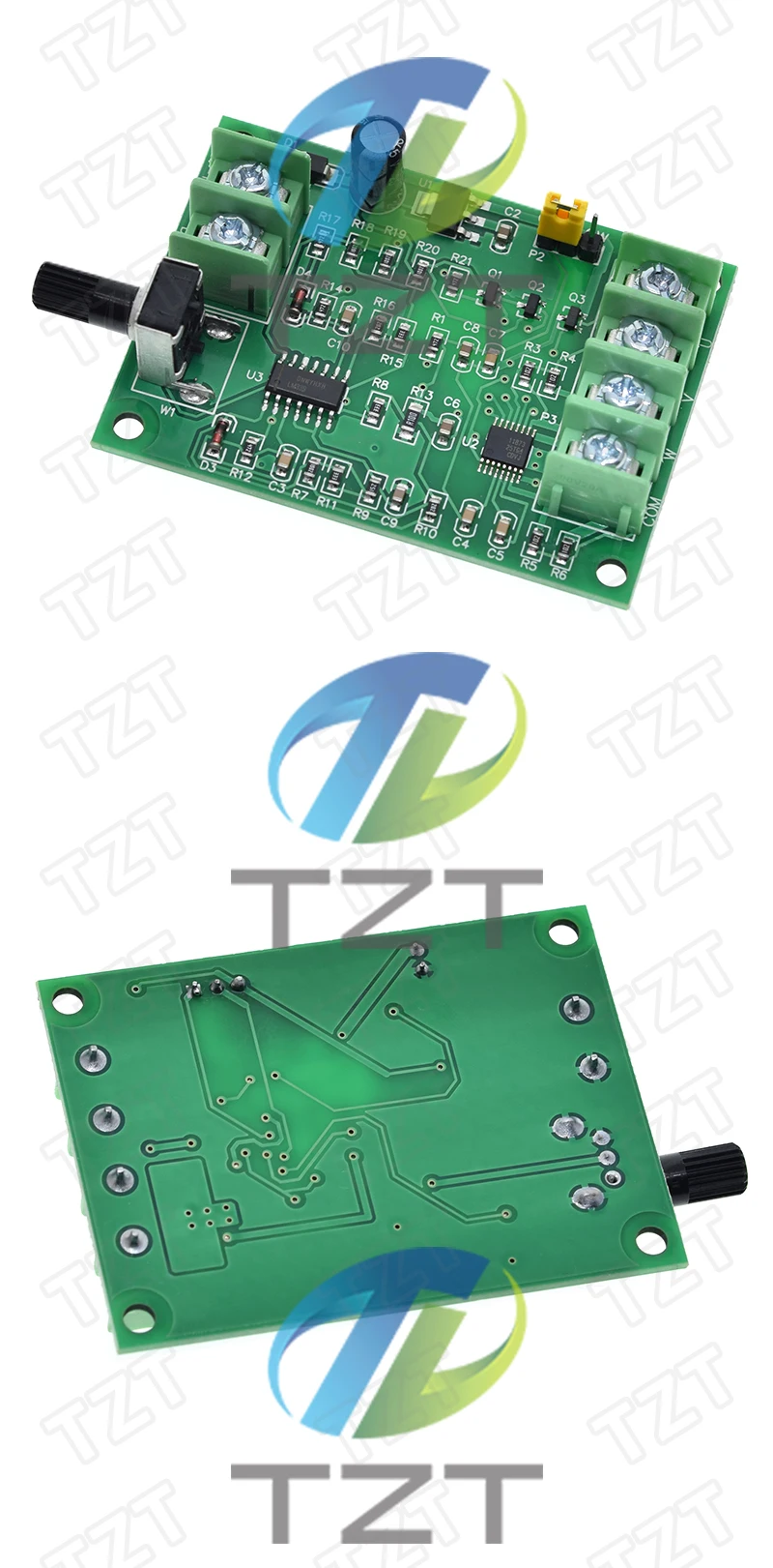 5V 12V bürstenloser Gleichstrommotor-Treiber-Controller-Board mit Rückspannungs- und Überstromschutz für Festplattenmotor 3/4-Draht – Detail 6