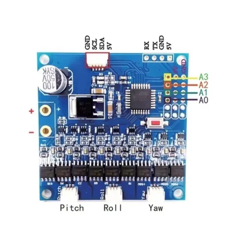 BoMasAlexMos BGC 3.53 3-axis Firmware Simplebgc Brushless Gimbal Controller W/IMU For EVVGC FPV Gimbal PITCH ROLL YAW Control