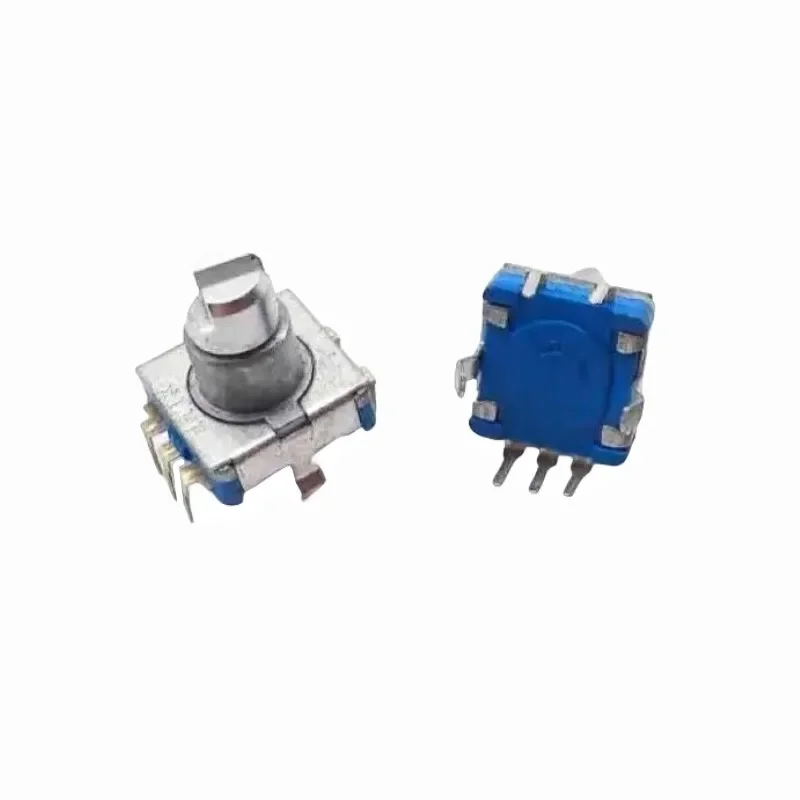 

100pcs EC11 Rotary Encoder Code Switch 30 Position With Push button Switch 5pin Handle 9.5mm Half Shaft