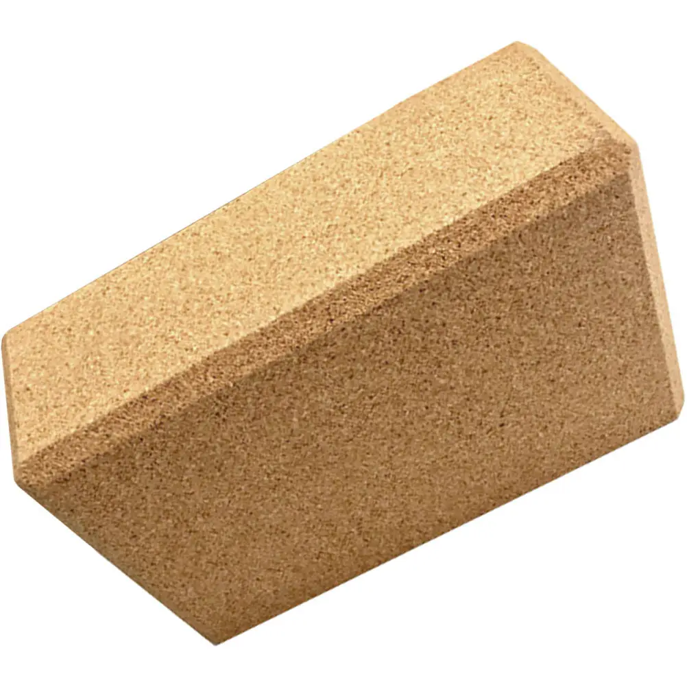 Premium Natural Oak Yoga Block High Density Non Slip Flat Surface Yoga Training Brick for Stretching Pilates Dance and Core
