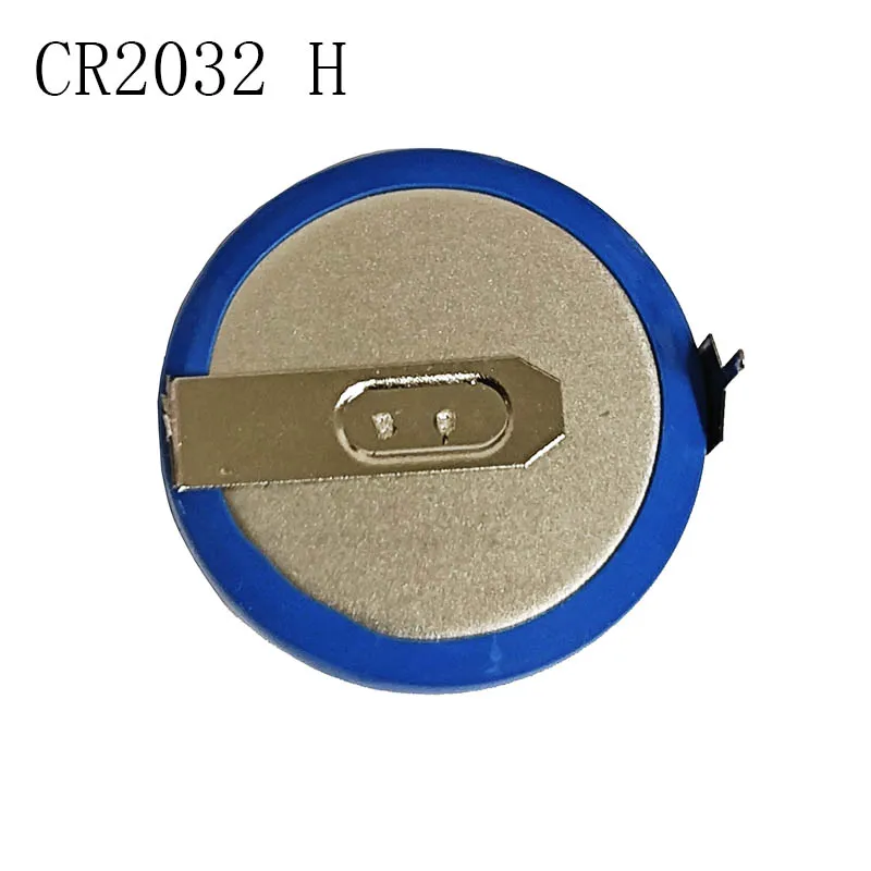 5PCS CR2032H 3V High capacity button battery with 180° solder pins CR2032 H