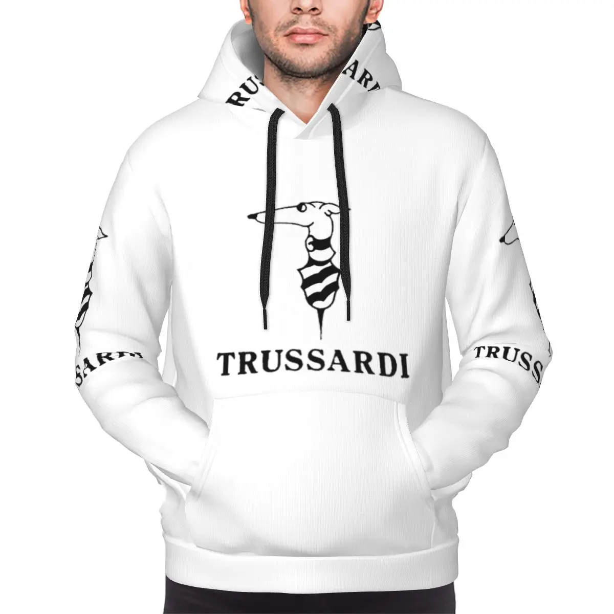 

Толстовки с логотипом Trussardis 1, пуловер в стиле хип-хоп, осень-зима, мужская и женская толстовка, топы с длинными рукавами