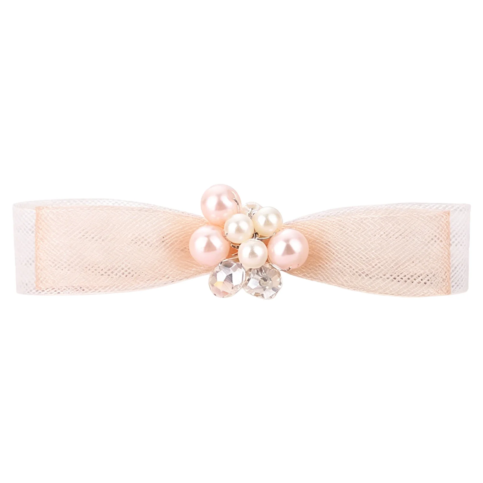 Pearl Bows Hair Clip Elegant Design for Women Teens Bridal Wedding Accessory Cute Imitation Pearl Headband Gift Durable