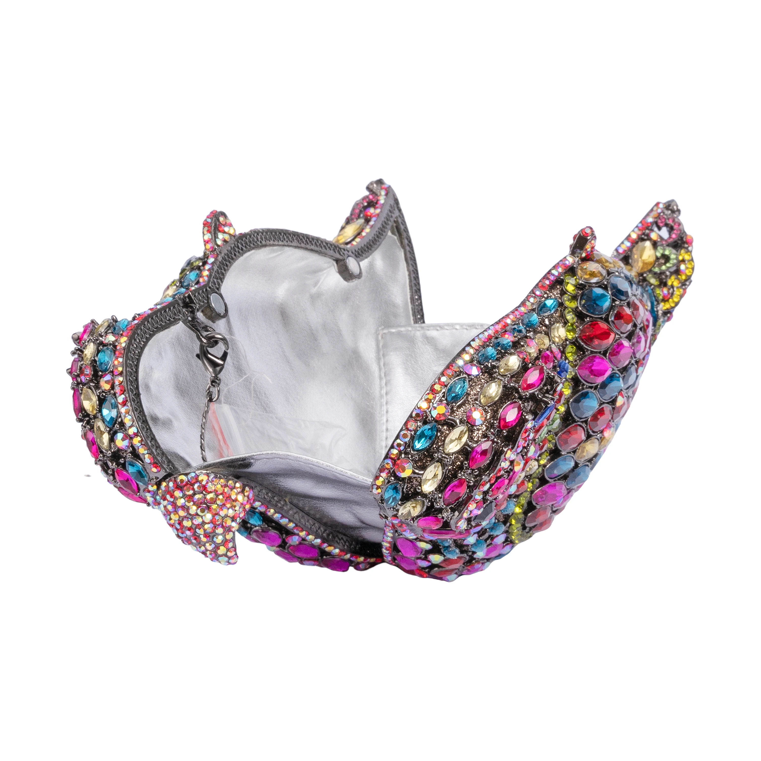 Elegant Women Bird Shape Clutch Crystal Bag Dinner Party Diamond Cocktail Prom Handbag Wedding Bridal Birthday Purse