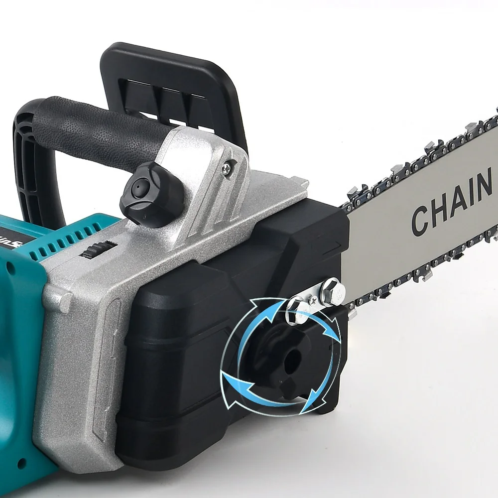 YYHC-Multifunctional Rechargeable Electric Chain Saw Cordless Portable Chain Saw Dual Battery High-Power Electric Saw