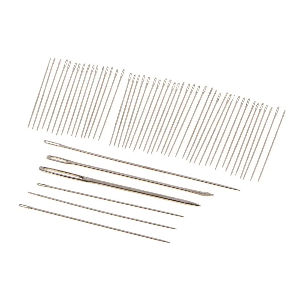 55 Pieces Hand Sewing Needle Set Stitching Needles Multi-function Needle