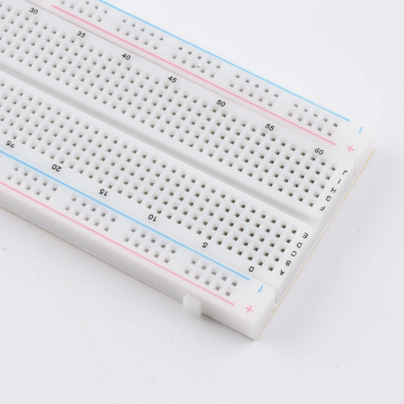 Snvi 830 Points Breadboard MB-102 Solderless Bread Board Large PCB 165x56mm for Arduino ESP32 Raspberry Pi DIY Protoboard image 6