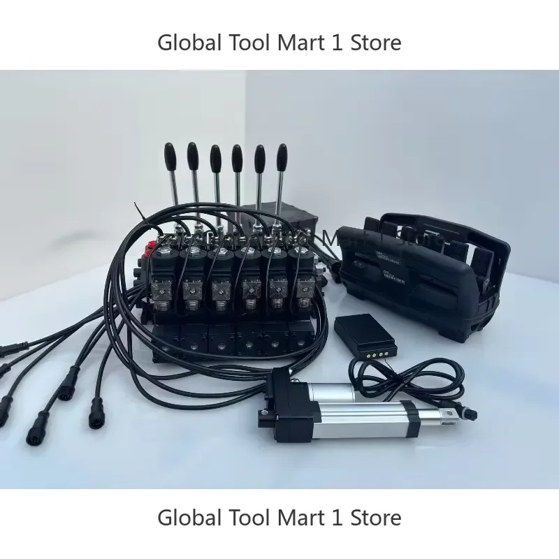 2026 6 Joysticks Wireless Crane Remote 12V/24V Waterproof Proportional Controller