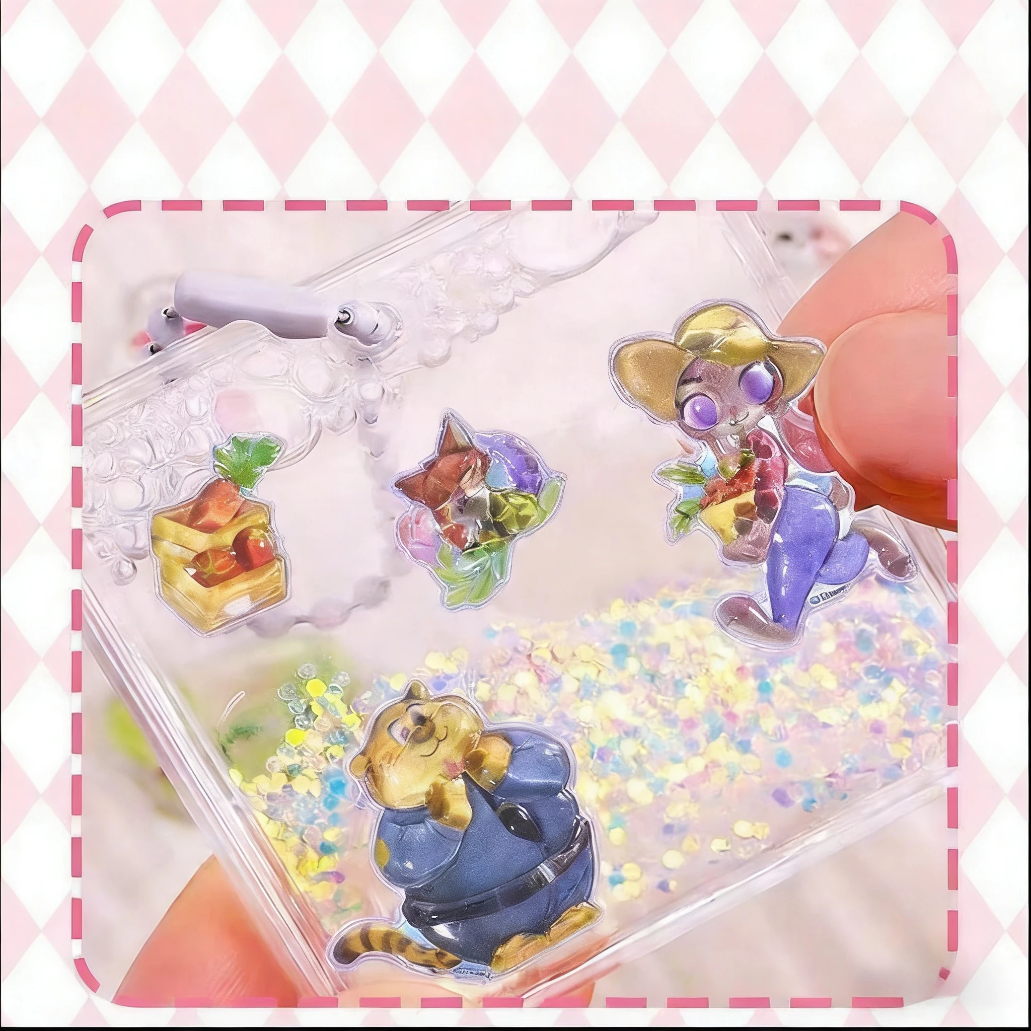 1/2 個かわいい 3D クリスタルステッカークリエイティブ周辺機器ズートピア 2 学生報酬ダイヤモンドステッカー電話ケース装飾ステッカー