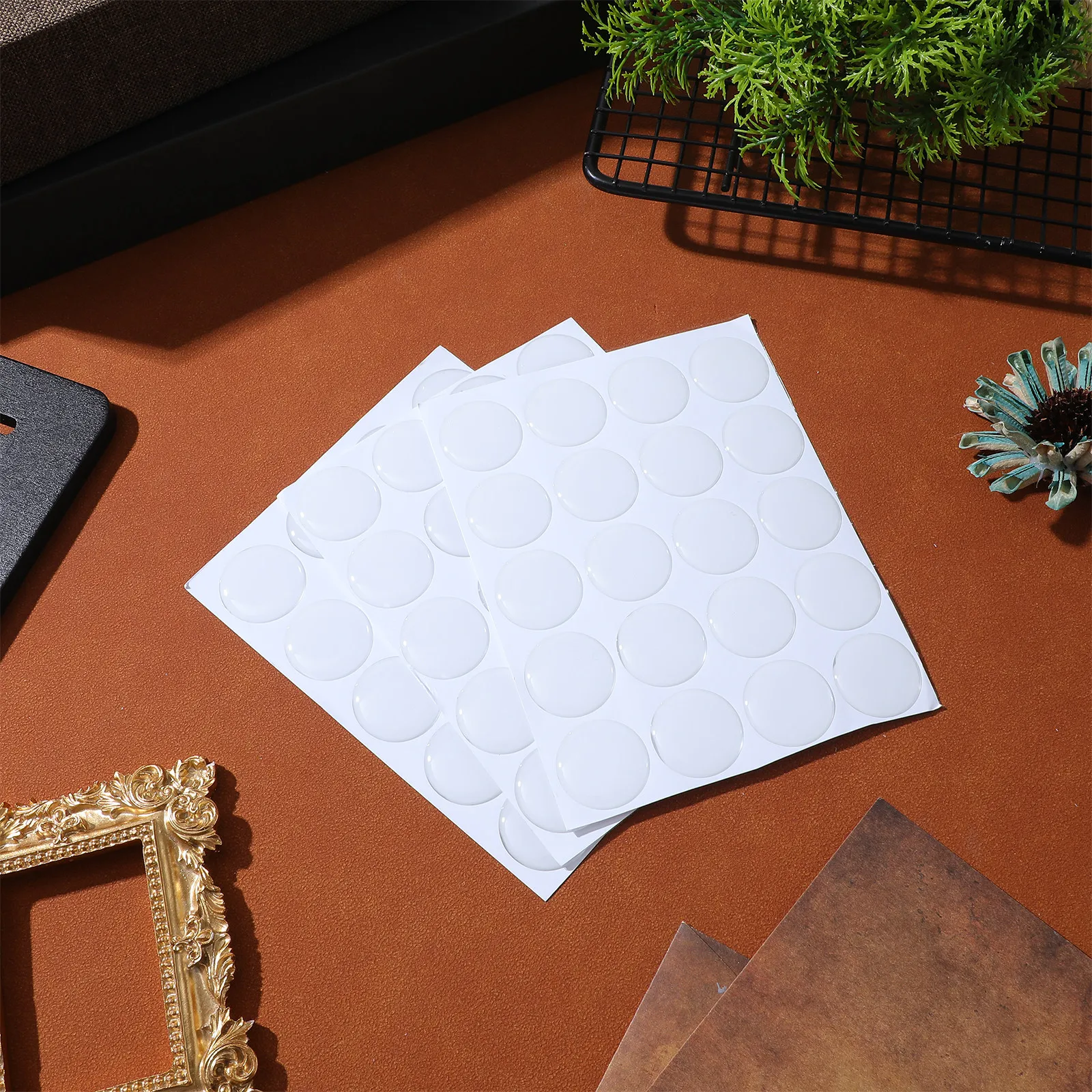 

60 шт. круглых смоляных кабошонов-наклеек «Камень времени», 25 мм, с плоским основанием, для рукоделия, декора украшений, водонепроницаемые, самоклеящиеся