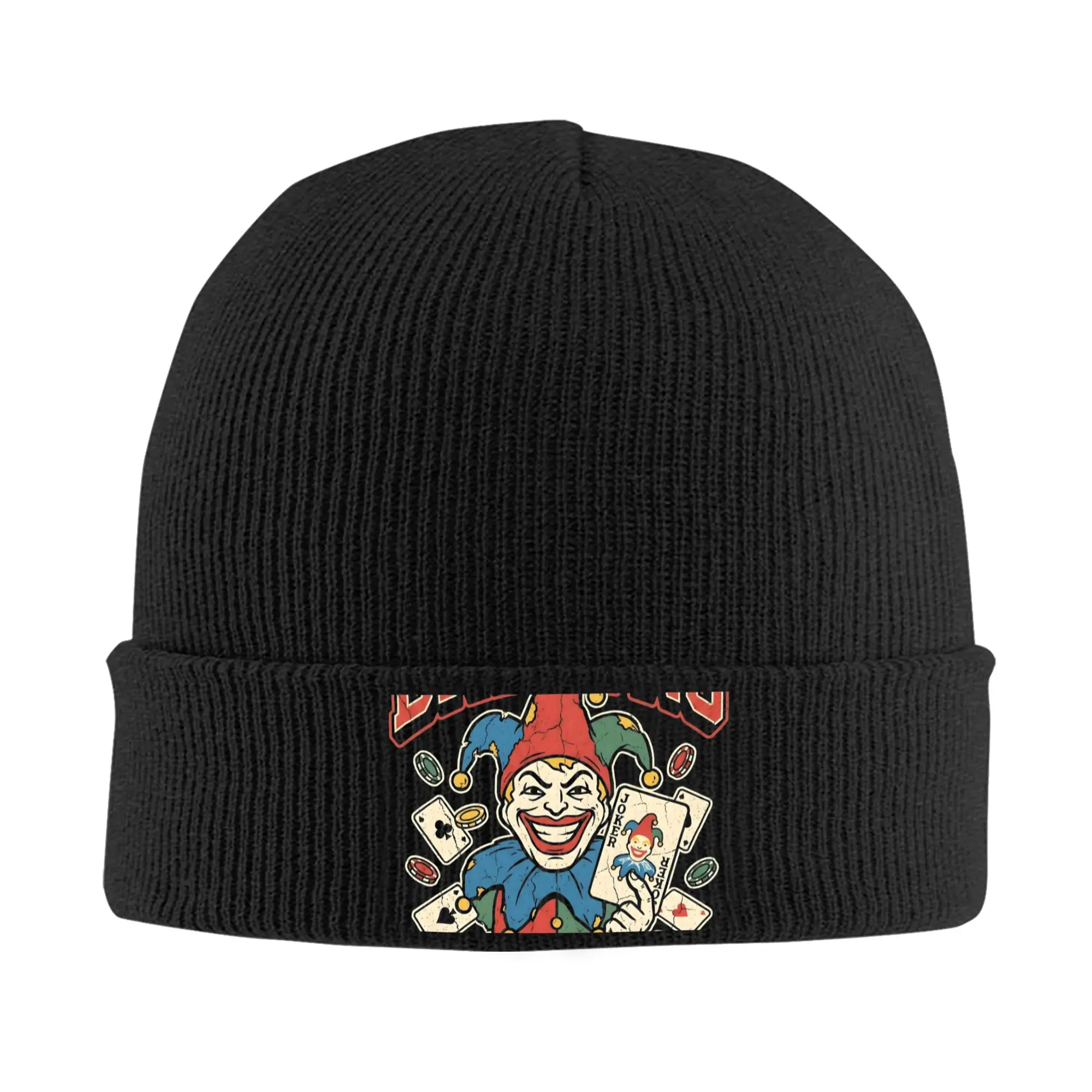 Unisex The Joker Card Balatro Bootleg Gamer Beanie Hats  Y2K Cool Knitting Hat Spring Outdoor Caps Thermal Elastic Bonnet Hats