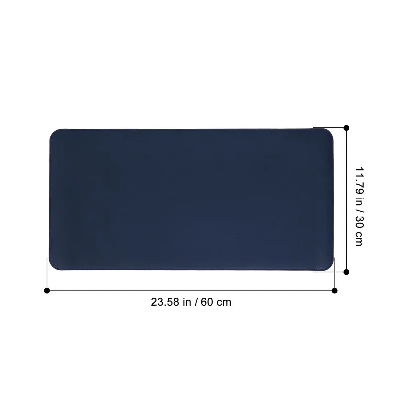 Leather Mouse Pad, Waterproof Keyboard and Extra-Large Desk Mat, Non-Slip Office Pad, 70x35 cm