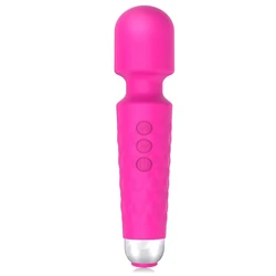 Silicone Waterproof Adult Sex Toys AV Wand Massager Vibrator Masturbation 3 Color Optior Sex Toys for Female Sexual Pleasure