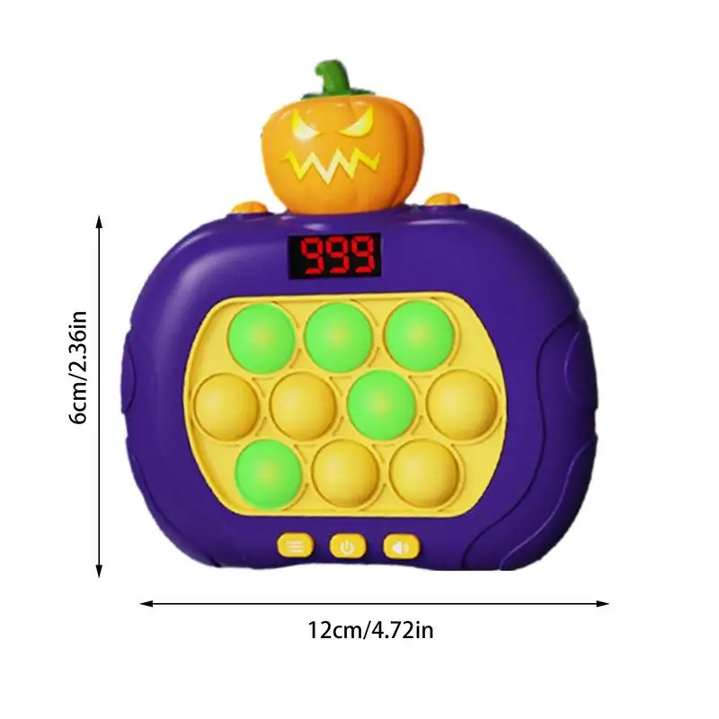 Button Puzzle Game Console Santa Pumpkin Gopher Machine Finger Sensory Training giocattoli Montessori