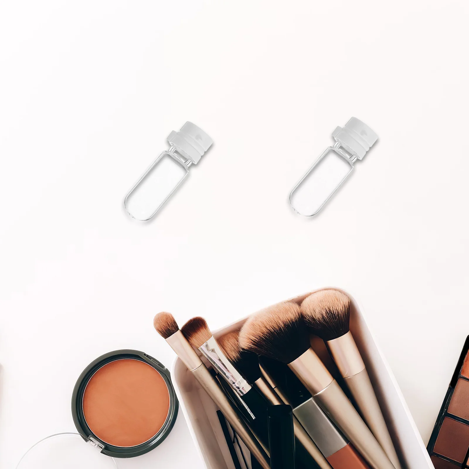 20 szt. Przezroczystych butelek podróżnych wielokrotnego użytku na balsamy, szczelne mini pojemniki 2 ml na płynną kosmetykę, butelki wielokrotnego użytku.