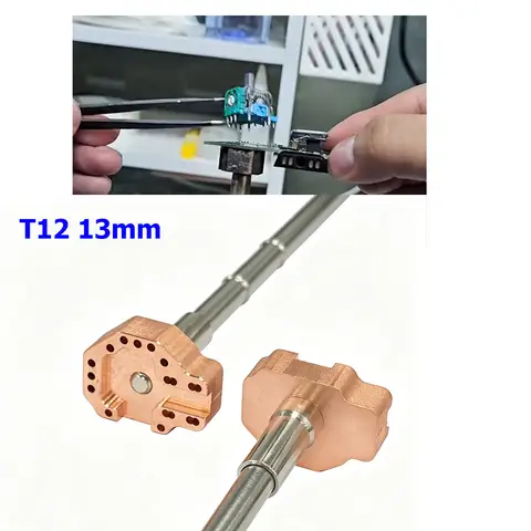 T12 13mm For PS4 PS5 Joystick Soldering Iron Tip Heating Mold for Xbox One Series Controller Joysticks Disassembly Repair Tools