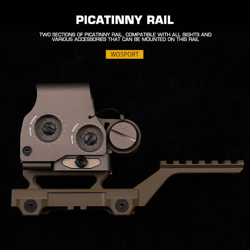 Elevador UNITY Tactical para T2 – Base metálica riel Picatinny - imagen 2