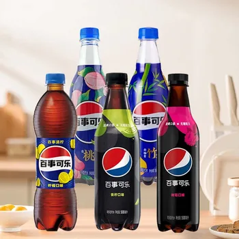 Pepsi Coke 17,65 oz (500 ml) * 3 bouteilles pêche Oolong, po...