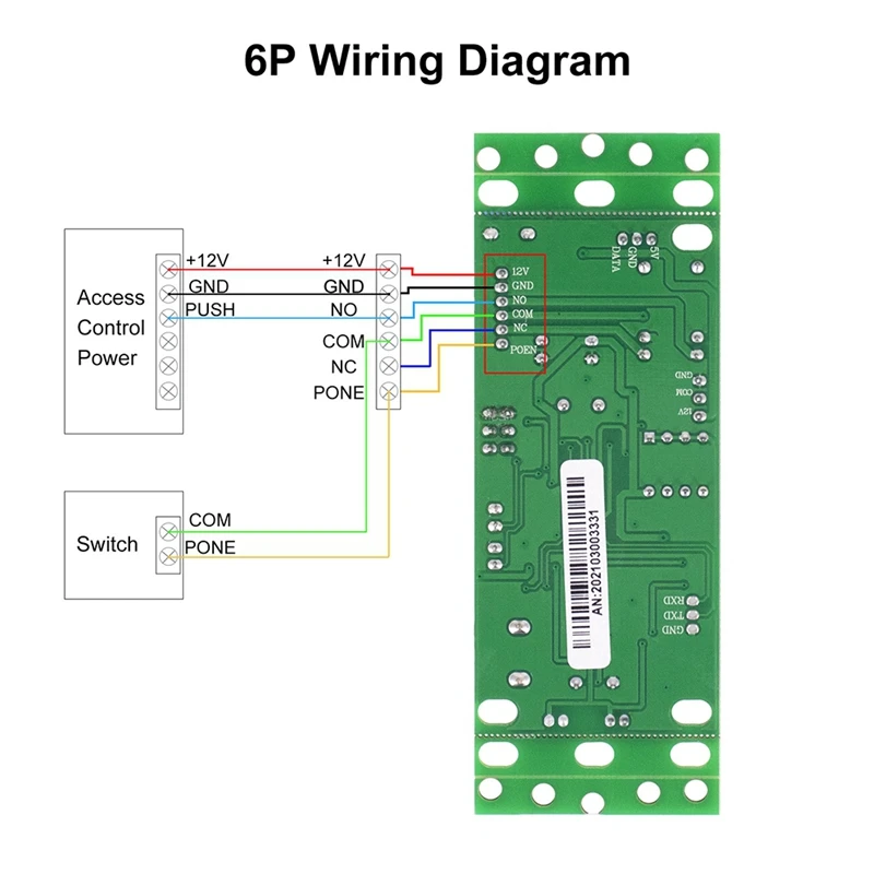 B03B-RFID Karte Embedded Gebäude Intercom Modul Decoder Kartenleser Modul 125Khz MF Bord Für Access Control System