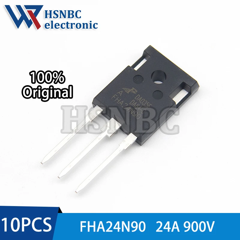 

10 шт./лот FHA24N90 24N90 FHA24N90A TO-247 900 В 24 А MOSFET N-канальный силовой транзистор 100% новый оригинальный