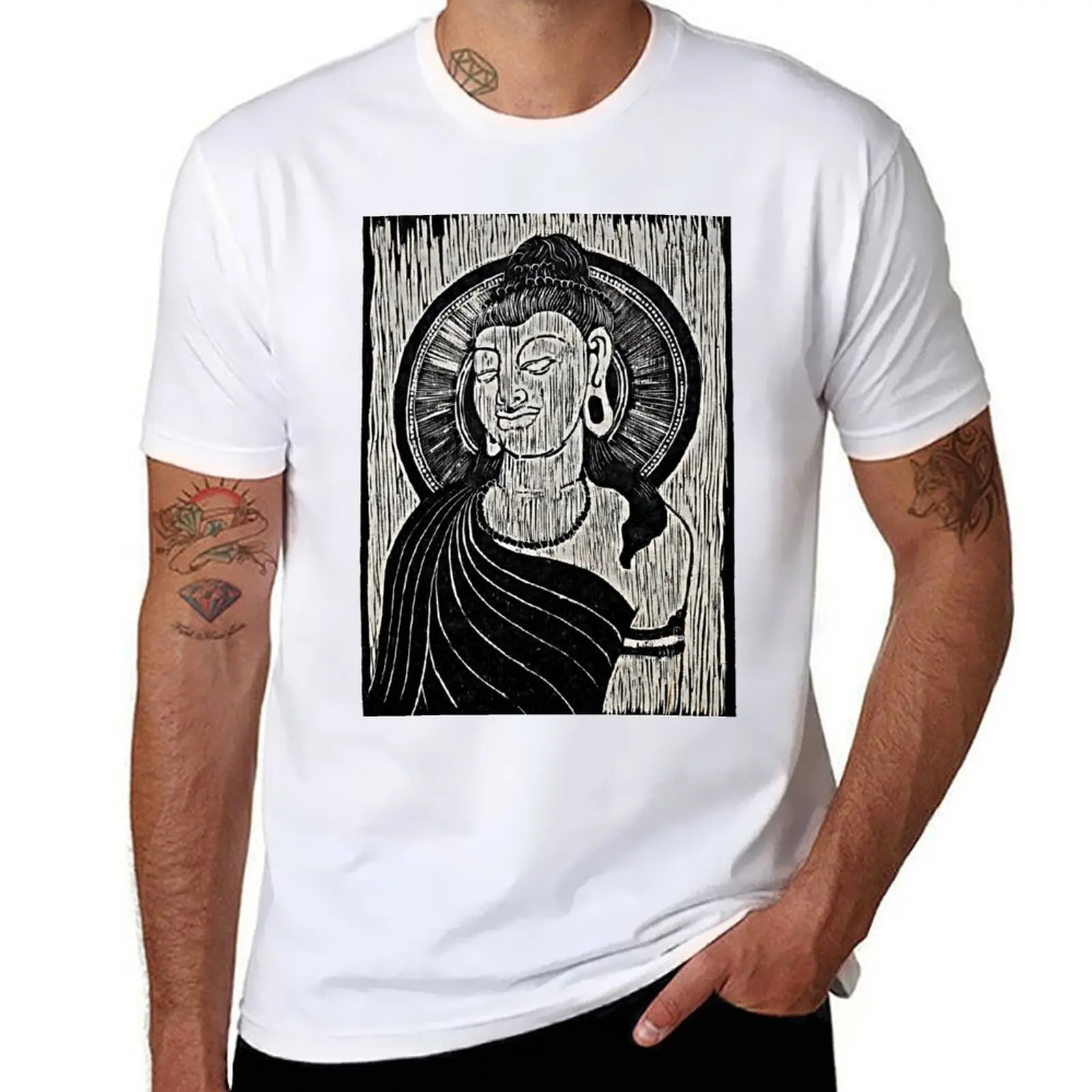 

Bodhisattva T-Shirt cotton tshirt 100% man t shirt graphic T-Shirt