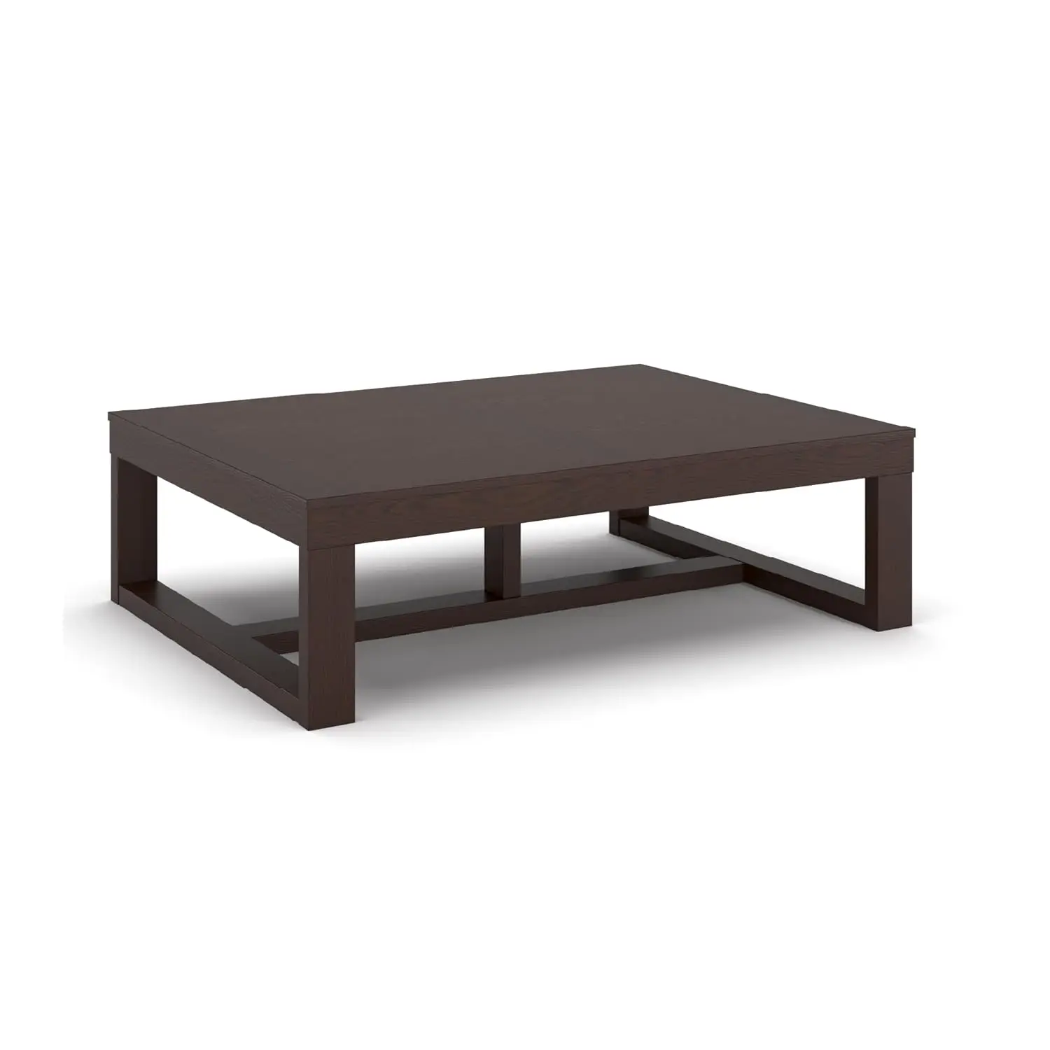 Coffee Table In Dark Brown, Customized