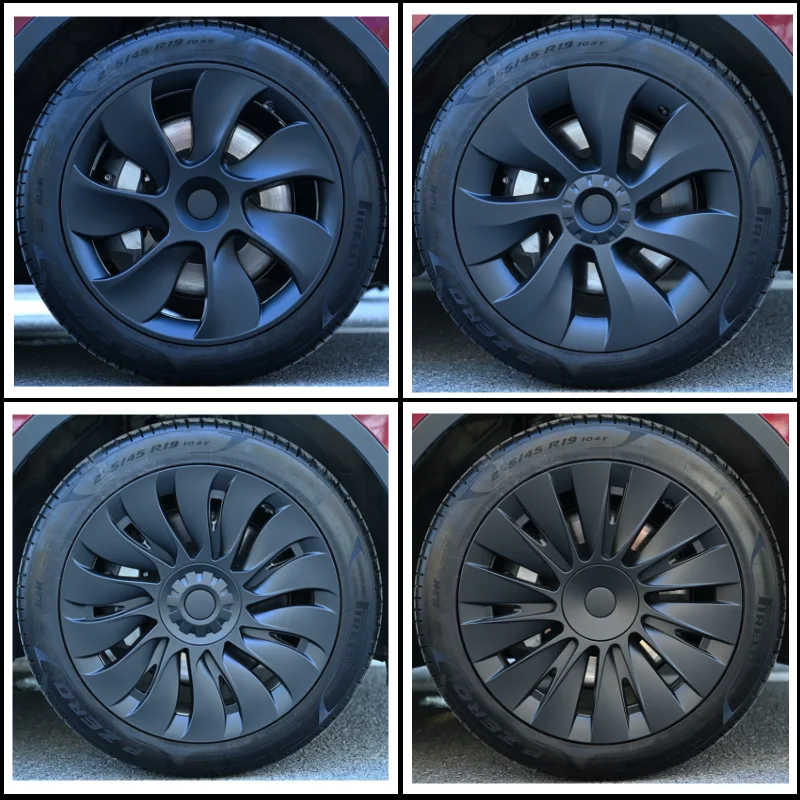 4PCS 19-Inch Wheel Caps For Tesla Model Y 2023