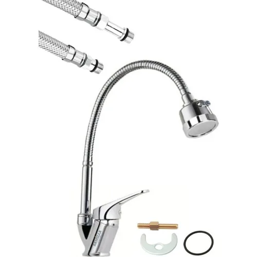 Armilla Fixture Mix Swan 360 Degree Movable pipe Spiral Kitchen Kitchen Sink Tap Fountain Faucet