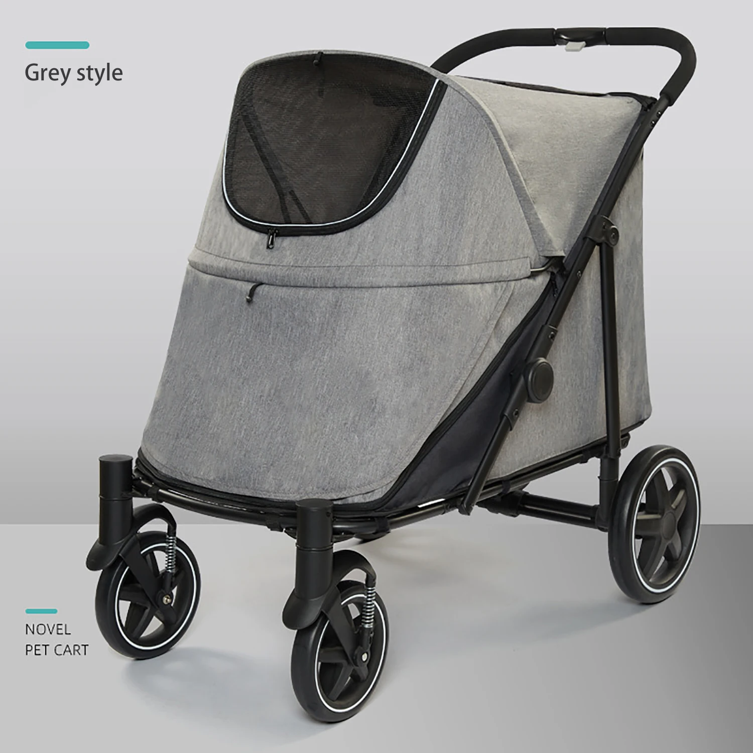 Factory direct sales pet stroller manufacturer for kittens and puppies to walk without dirty feet for elderly dogs to walk