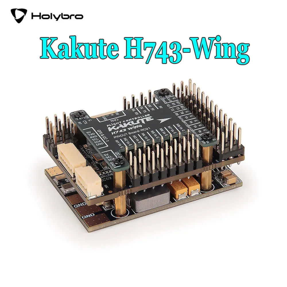 

HolyBro Kakute H743-Wing INAV Ardupilot Flight Controller 3-8S LIPO with M9N/M10N GPS for RC Airplane Fixed-Wing