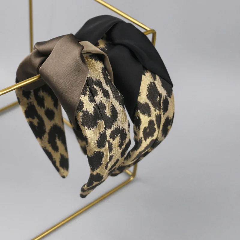 

Leopard Print Headband for Women High Skull Face Wash Hairband Wide Edge Pressed Hairpin Accessories Outdoor Hairbands Hair Clip