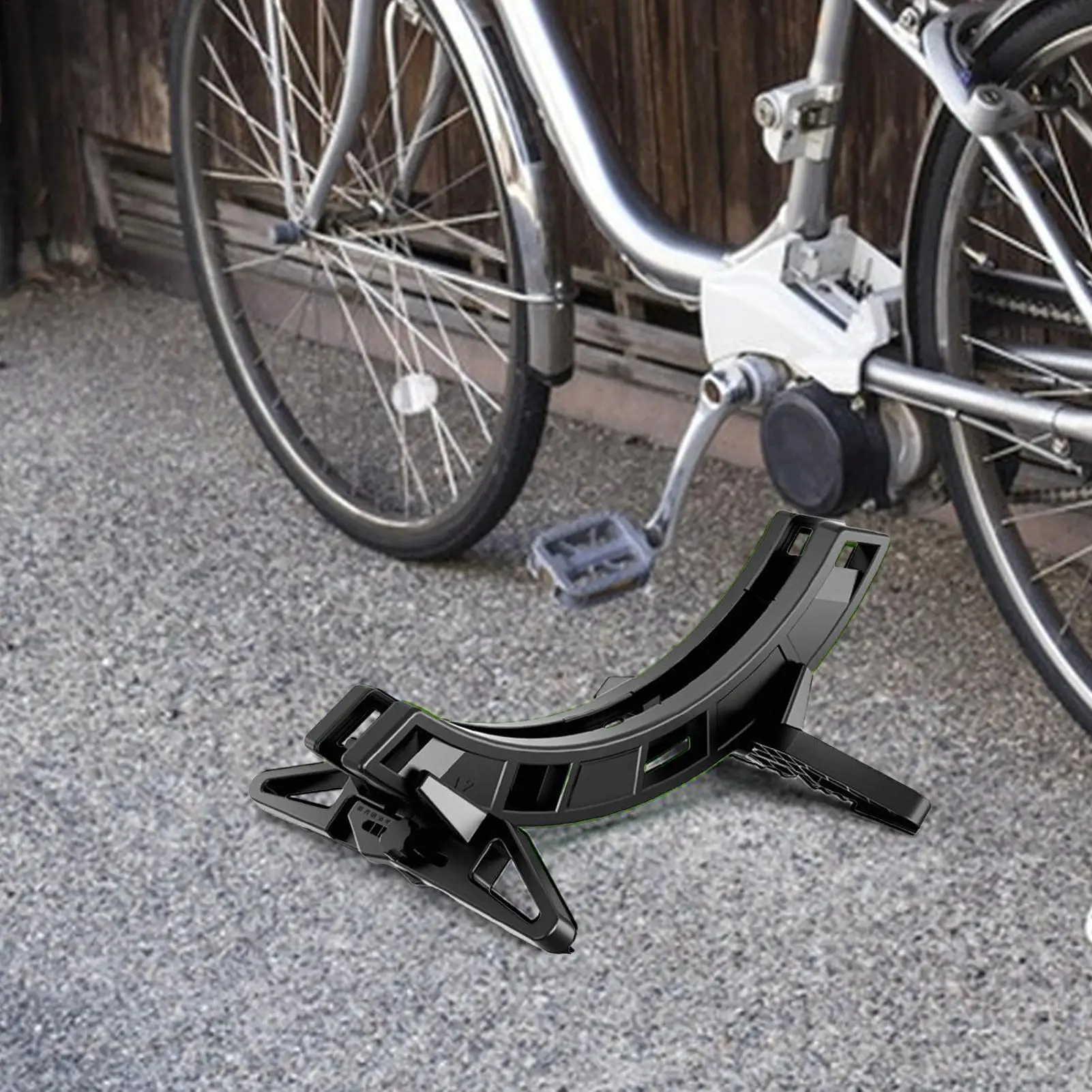 

Велосипедная стойка для гаража, внутренняя подставка для велосипеда, регулируемый держатель для скутера для балкона, общежития, велосипедного магазина, открытый, крытый гараж