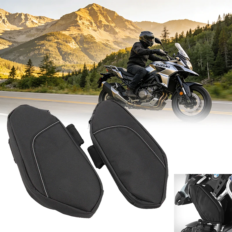 

Motorcycle Frame Crash Bar Bags Waterproof Side Tool Storage Bags Luggage Pouch For BMW R1200GS R1250GS LC Adventure