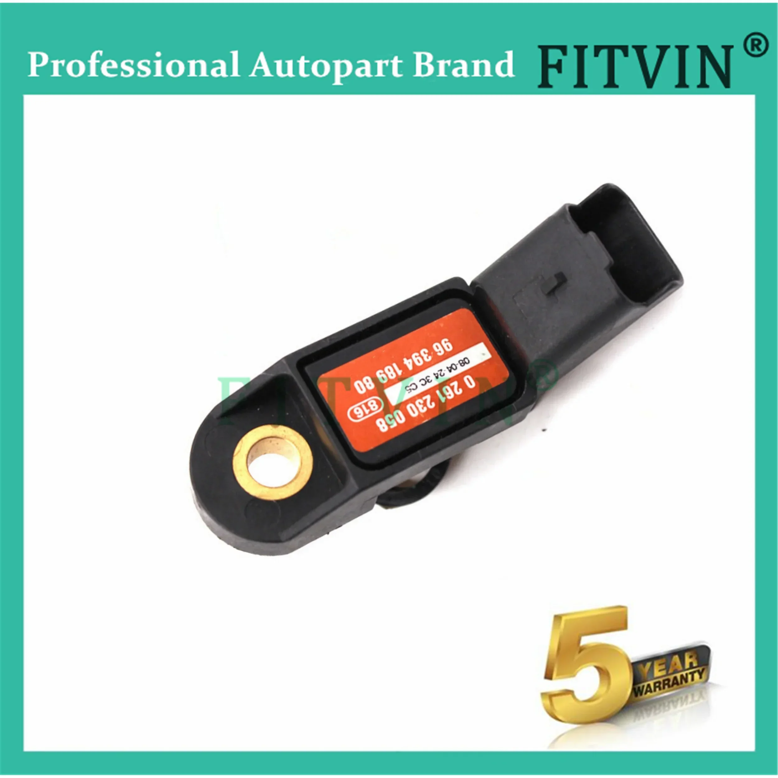 New 0261230058 MAP Manifold Absolute Pressure Sensor For Peugeot Citroen Fiat Lancia 9639418980