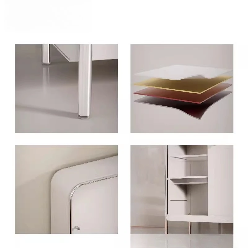 رف تخزين مستحضرات التجميل المكتبي، تصميم جديد بسيط، رف أحمر الشفاه للعناية بالبشرة، مقاوم للغبار #4