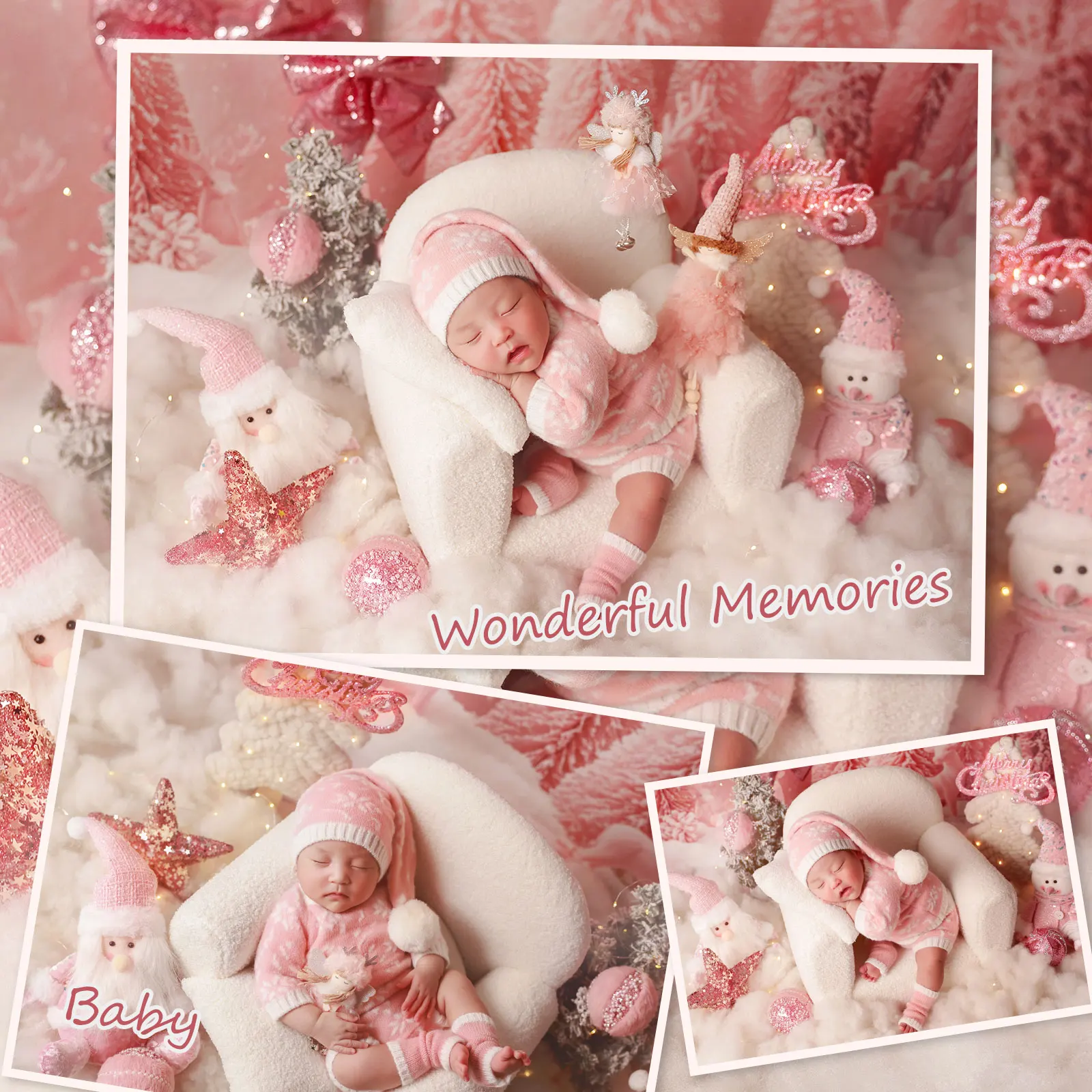 0-1 شهر الوليد التصوير الدعائم عيد الميلاد نمط صور الانتحال تأثيري وتتسابق ، التصوير سانتا اكسسوارات الدعامة الانتحال #4