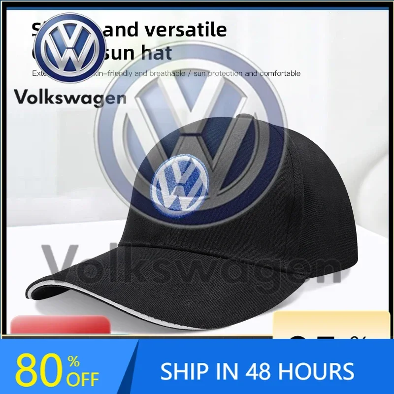 

Car Sticker For VOLKSWAGEN For Volkswagen VW Car Emblem Embroidery Snapback Baseball Cap Spring And Autumn Outdoor Adjustable Ca